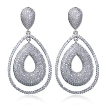 New Women earrings Lead Free   Cubic Zirconia Big Earrings vintage jewelry  Free Shipping 2024 - buy cheap
