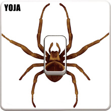 YOJA Interesting Spider Wall Sticker PVC Home Decor Switch Decal 12ss0102 2024 - buy cheap