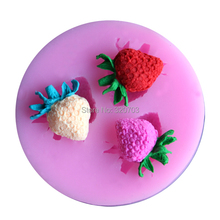 1PCS Small Size strawberry Shape Silicone Mold, For Fondant Cake Mold, Bakware Tools, Soap ,Sugar Tool C052 2024 - buy cheap