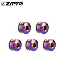 ZTTO 5PCS Titanium Disc Screw for Crankset High-strength Bicycle Chainwheel Screws Road MTB Bicycle Chainring Bolt Bicycle Parts 2024 - buy cheap