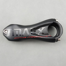 TMAEX-eje de carbono negro para bicicleta de montaña, vástago de Manillar de bicicleta de montaña, 31,8mm, 10 grados, potencia de carbono 2024 - compra barato