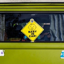 Car Sticker BABY IN CAR Warning Safety Sign Stickers Vinyl Decal Car Styling For Body Door Window Sticker 2024 - buy cheap