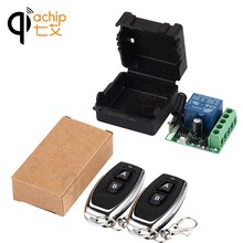 Qiachip 433Mhz Universal Wireless Remote Control Switch DC 12V 1CH relay Receiver Module RF Transmitter 433 Mhz Remote Controls 2024 - buy cheap
