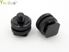 10pcs/lot 3/8" Tripod Mount Screw with Double Layer  to Flash Hot Shoe Adapter Holder Mount Photo Studio Accessories 2024 - buy cheap