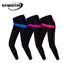 Женские компрессионные штаны для велоспорта, гелевые стеганые колготки MTB для велосипеда, брюки для девочек, дышащая юбка для верховой езды черного, розового, синего цветов 2024 - купить недорого