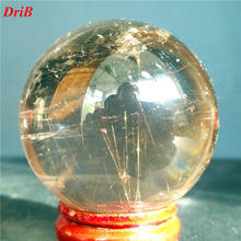 Нарурал золото Rutilated кварца кристалл Сферы мяч исцеления 2024 - купить недорого
