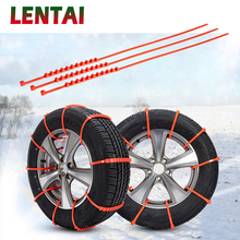 LENTAI Mini coche de plástico neumáticos de invierno cadenas de ruedas para nieve para Toyota C-Hr Corolla Seat Leon Ford Focus 2 Fiesta Ranger Mazda 3 6 2024 - compra barato