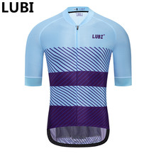 LUBI Men Summer Cycling Jersey Short Sleeve Mountain Bike Clothing Quick Dry Racing MTB Bicycle Clothes Uniform Cycling Clothing 2024 - buy cheap