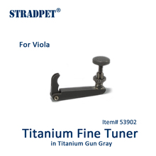 STRADPET Titanium Fine Tuner in Titanium Gun Gray, for Viola, for Ball-end string, viola accessories 2024 - buy cheap