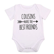 Cotton Cousins Printed Newborn Toddler Infant Baby Boy Girl Bodysuit Jumpsuit Clothes Short Sleeve Sunsuit Outfit Brief Clothes 2024 - buy cheap