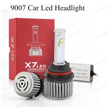 Auto Care X7 9007 60W X2Car Led Headlight High Power Diamond Auto White Repalcement Bi Headlamp 6000K 2024 - buy cheap