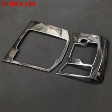 OUBOLUN For Mazda CX-5 CX5 2017 2018 LHD Car Gear Box Panel Frame Cover Sticker Strips Garnish Decoration Car Trim Styling 2024 - buy cheap