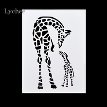 Lychee Life DIY Layering Stencils Masking Spray Painted Template Drawing Stencils Laser Cut Embossing Scrapbooking Tool Card 2024 - buy cheap