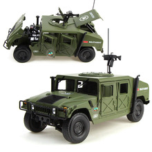 Литье под давлением для автомобиля Hummer Tactical, 1:18, военный бронированный автомобиль, литьевая модель с 5 дверцами, открытое хобби, игрушка для детей на день рождения 2024 - купить недорого