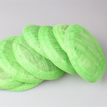 Pastillero de Base Sinamay de 15Cm, color verde claro, con banda para el sudor Grossgrain para tocado, DIY, sombrero Derby de, MYQH1LG de alta calidad 2024 - compra barato