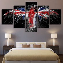 Home Decor Canvas Painting HD Prints 5 Pieces National Flag Eagle Wall Art Modular Pictures Living Room Abstract Artwork Poster 2024 - buy cheap