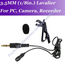 MICWL MEC Lavalier Lapel Clip On Microphone Mic for PC Laptop Camera ZOOM Hand Recorder Recording 3.5mm stereo 2024 - buy cheap