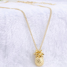 Fashion Women Pineapple Pendant Necklace Vintage Fruit Cute Choker Link Chain Necklaces Jewelry Accessories Girls Gift 2024 - buy cheap