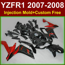 Flame in black bodyworks for YAMAHA YZFR1 2007 2008 R1 fairing sets YZF R1 YZF1000 YZF 1000 07 08 fairings kits S5TH 2024 - buy cheap