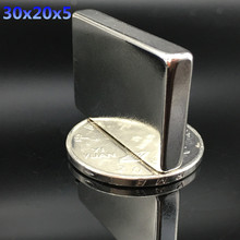 10pcs Neodymium magnet Rare Earth Strong block permanent  fridge Electromagnet NdFeB nickle magnetic square 2024 - buy cheap