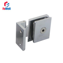 Cupboard Cabinet Wall to Glass Door Hinges Pivot Clamp Fit 5-8mm Thickness Shower Glass Hinge Clip 2024 - buy cheap