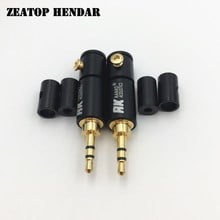 50Pcs 2.5mm 3 Pole Stereo Male Jack 2.5 Audio Plug for 2 4 6 mm Cable DIY Soldering Repair Headphone Earphone Adapter Connector 2024 - buy cheap