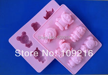wholesale!! 1pcs Robot Series(HY1-180) Green Good Quality 100% Food Grade Silicone Cake/Pudding/Jelly Bakeware DIY mold 2024 - buy cheap