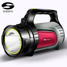Shenyu-lanterna externa portátil, superbrilho, 15w, portátil, recarregável, luz, multi-função, lâmpada de tiros longos 2024 - compre barato