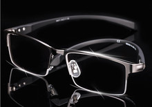 New Men's fashion metal reading glasses half-rim business frame reading eyeglasses presbyopic glasses +250 +300 +350 +400 +600 2024 - buy cheap