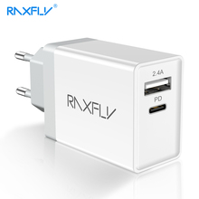 Зарядное устройство RAXFLY с USB-портом и поддержкой быстрой зарядки, 18 Вт 2024 - купить недорого