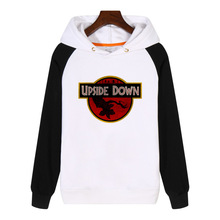 Upside down Jurassic Hoodies fashion men women Sweatshirts winter Streetwear Hip hop Hoody Clothes Tracksuit Sportswear GA488 2024 - buy cheap