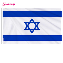 3x2 pé israel bandeira cor vívida e uv fade resistente canvas encabeçamento e duplo costurado israelense bandeiras nacionais poliéster 2024 - compre barato