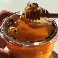 Slime honey Bee прозрачная Полимерная глина для моделирования слизи для детей DIY игрушка пластилин антистресс глина амулеты цветной Лизун принадлежности 2024 - купить недорого