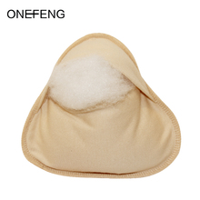 Make Up Soft and Comfortable fake boobs Cotton Breast for Mastectomy Breast lady flat chest lady Cotton Boobs Triangular Shape 2024 - buy cheap
