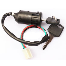 Interruptor cilíndrico de llave de encendido de 4 cables, ATV, moto, Pit Dirt Bike, 50cc, 110cc, 125cc 2024 - compra barato