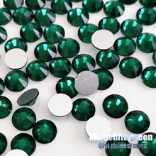 Malachite green 3D Super flash high quality galss nail art non hotfix flatback rhinestones,diy accessory FM08 2024 - buy cheap