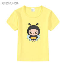 Baby Girls Clothes Cute Bee Printed Cotton T Shirts Kids Boys Short Sleeve T-Shirts Honeybee Infant Children Tee Tops 2024 - buy cheap