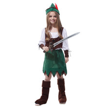 Child Kids Girls Princess Peter Pan Costumes Halloween Purim Carnival Masquerade Party Fancy Dress 2024 - buy cheap