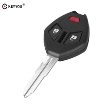 Keyyou-capa de chave para carro remota, 2 + 1 botões, para mitsubishi endeavor 2007 a 2011, novo, automóvel, chave, capa, substituição 2024 - compre barato