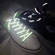 1 пара, светоотражающие шнурки для бега, безопасные светящиеся шнурки для обуви унисекс, для спорта, баскетбола, парусиновые туфли 2024 - купить недорого