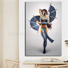 Mortal Kombat Kitana HD Wall Art Canvas Poster and Print Canvas Painting Decorative Picture For Office Living Room Home Decor 2024 - buy cheap