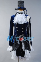Anime Black Butler Harr Blue Dress Ciel Phantomhive Cosplay Costume Custom-made Any Size NEW 2024 - buy cheap