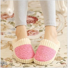 Women /Men Home Slippers Winter Soft Floor Lovers Couples Shoes Indoor Flats Shoes Warm Plush Cotton Slipper 2024 - buy cheap