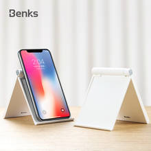 Настольный держатель Benks для iPhone XR XS MAX 8 7 6s складной для мобильных телефонов держатель для планшета Подставка для samsung huawei Xiaomi держатель для Ipad 2024 - купить недорого