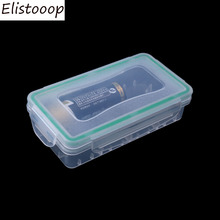 Funda de batería Elistooop caja de almacenamiento funda de plástico resistente al desgaste para 2 piezas 18650 funda protectora de baterías a prueba de agua 2024 - compra barato