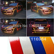 New Arrival!! 1.5CM*3Meter DIY Reflective Sticker Automobile luminous strip Car Strip Decoration Sticker 2024 - buy cheap