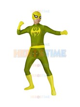 Iron Fist Costume Marvel X-men Superhero Costume Spandex Lycra Halloween Cosplay Fullbody Zentai Suit Hot Sale 2024 - buy cheap