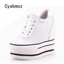 Cyabmoz-Zapatos de tacón alto con plataforma para mujer, zapatillas femeninas de tacón alto, con agujeros, para fiesta, Verano 2024 - compra barato