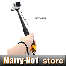 Extendable Handheld Stick Telescopic Monopod Tripod for Gopro Hero 4 SJ4000 SJ5000 F60 EKEN H3 H8 H9 2024 - buy cheap