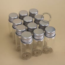 48pcs/lot Promotion Excellent Meke Up Tools 10ml Glass Sample Bottle With Aluminium Cap,Cosmetic Container Refillable Packaging 2024 - buy cheap